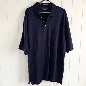 Brooks Brothers Polo Shirt Pima Cotton Short Sleeves Size Size XL Navy  Blue